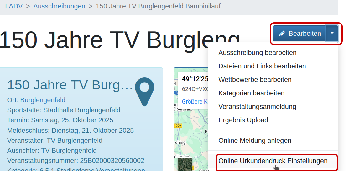 LADV Urkundendruck