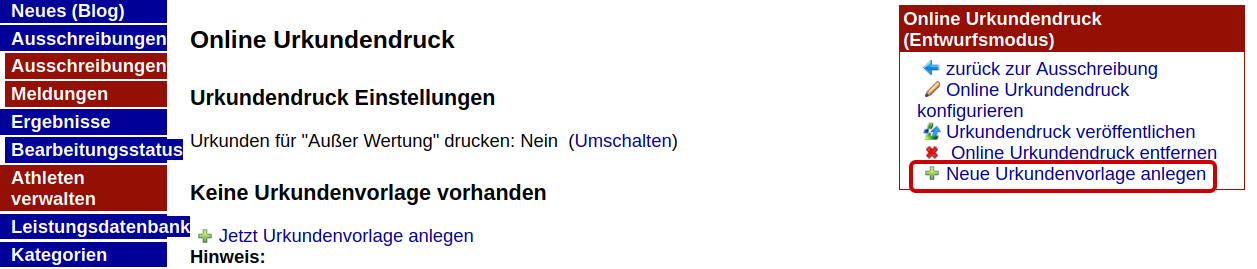 LADV Urkundendruck