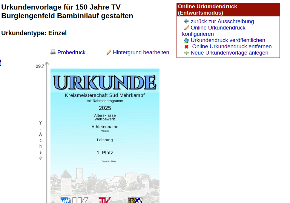 LADV Urkundendruck