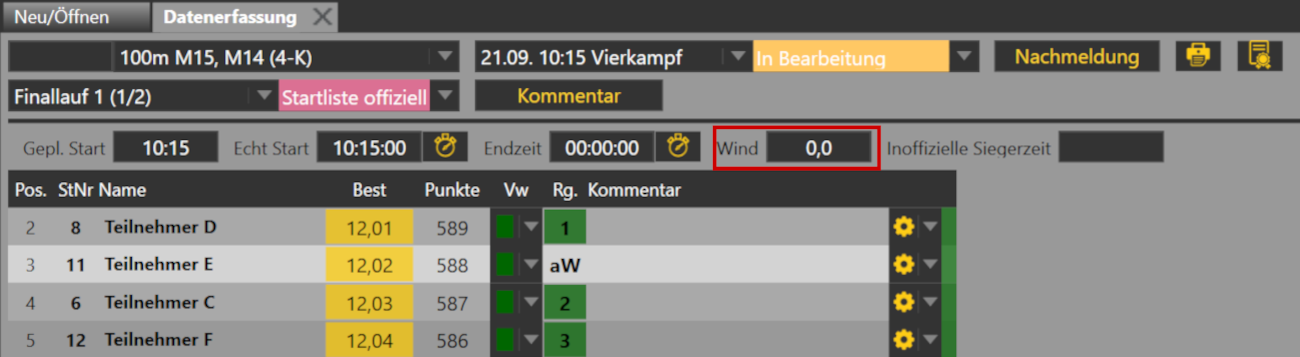 datenerfassung