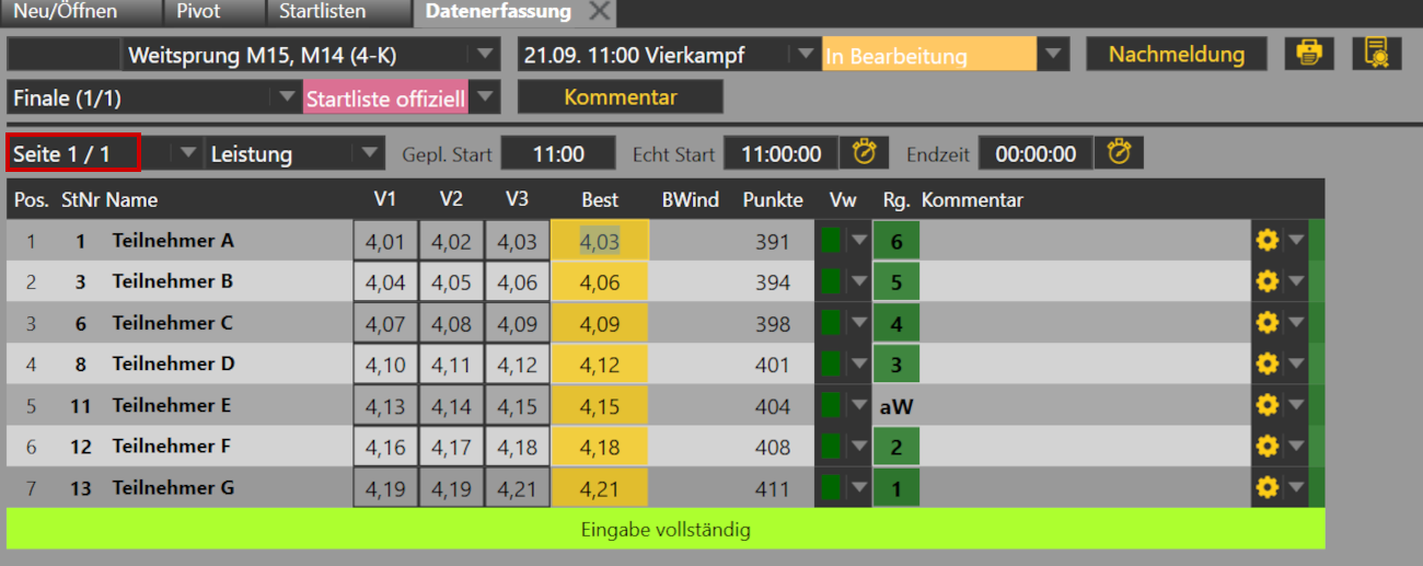 datenerfassung