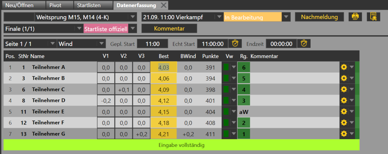 datenerfassung